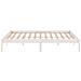 Giroletto Bianco in Legno Massello 150x200 cm 5FT King Size - Foto miniatura 5