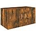 Armadietto Da Parete Rovere Fumo 80x39x40 Cm Legno Multistrato - Foto miniatura 2
