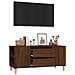 Mobile Porta Tv Rovere Marrone 102x44,5x50 Cm Legno Multistrato - Foto miniatura 6