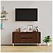 Mobile Porta Tv Rovere Marrone 102x44,5x50 Cm Legno Multistrato - Foto miniatura 9
