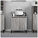 Mobile Lavabo Grigio Sonoma 58x33x60 Cm In Legno Multistrato - Foto miniatura 1