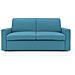 Kansas Divano Letto Matrimoniale Alto 20 Cm. Impermeabile T13 Azzurro - Foto miniatura 3
