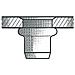 Blindnietmutter Nietschaft Dxl 7x12,5mm M5 Sta Kleinkopf 500 St. (6420710) - Foto miniatura 1