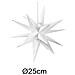 Stella Luminosa Di Natale Da Soffitto Decorazione Natalizia Led Rgb 25cm Con App - Foto miniatura 2