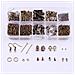 Kit Per La Creazione Di Orecchini In Bronzo Antico Con Pinze E Accessori Per Gioielli   Modello 1 - Foto miniatura 3