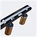 Lampada Da Soffitto Winx 3 Nero /coop Sl. 1384 - Moderno Lampade Da Soffitto Oro Nero 18.5x45x6 Cm - Foto miniatura 4