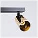 Lampada Da Soffitto Winx 3 Nero /coop Sl. 1384 - Moderno Lampade Da Soffitto Oro Nero 18.5x45x6 Cm - Foto miniatura 5