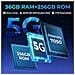 Hyper 7 Pro 5G 256GB 36 GB Ram Dual Sim Display 6.6" 2.4k Fotocamera 200 Mpx Slot Micro SD Android Nero - Foto miniatura 4