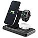 Triple Station 3 in 1 Base di ricarica wireless 3in1 da 15W - Foto miniatura 4