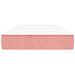 Materasso A Molle Insacchettate Rosa 80x220x20 Cm In Velluto - Foto miniatura 3