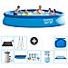 Piscina Fuori Terra - In Giro - 457x84 Cm - Blu - Include Accessori Coordinati A1207 - Foto miniatura 1
