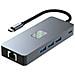Hub Usb C 8-in-1, Dual 4k60hz, Adattatore Gigabit Ethernet - Foto miniatura 1