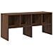 Scarpiera Impilabile Rovere Marrone 89,5x30x40 cm - Foto miniatura 1