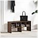Scarpiera Impilabile Rovere Marrone 89,5x30x40 cm - Foto miniatura 3