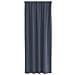 Tende con tende 2 pcs Antracite 245 x 140 cm Poliestere - Foto miniatura 4
