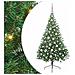 Albero di Natale artificiale con luci integrate Verde 180 cm - Foto miniatura 1