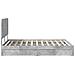 Letto con Contenitore con testiera Grigio cemento 150 x 200 cm - Foto miniatura 9