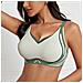 Reggiseno Senza Cuciture Ice Silk: Comfort Wireless Push-up Per Supporto Seno Grande Green Xl - Foto miniatura 1