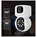 Telecamera Di Sicurezza Wifi A Singola Frequenza Hd 1080p Con Visione Notturna E Rilevamento Del Movimento - Foto miniatura 4