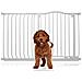 Bettacare Cancelletto Per Cani Con Parte Superiore Incurvata, 116cm - 125cm, Bianco Opaco - Foto miniatura 1