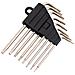 Set 8pz chiavi Torx di sicurezza (con foro), acciaio S2, dimensioni T5/TT6-TT20 - Foto miniatura 1