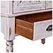 Mobile In Legno Intagliato Bianco 80x36x110h - Foto miniatura 6