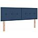 Letto a molle con materasso Blu 140 x 190 cm Tessuto - Foto miniatura 5