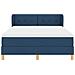 Letto a molle con materasso Blu 140 x 190 cm Tessuto - Foto miniatura 7