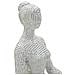 Statuetta Donna Yoga Silver In Resina Bianca - Foto miniatura 2