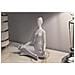Statuetta Donna Yoga Silver In Resina Bianca - Foto miniatura 6