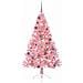 Albero di Natale artificiale con luci integrate Rosa 180 cm PVC - Foto miniatura 3