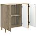 Credenza Rovere Sonoma 89 x 34,5 x 80 cm Legno ingegnerizzato - Foto miniatura 2