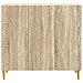 Credenza Rovere Sonoma 89 x 34,5 x 80 cm Legno ingegnerizzato - Foto miniatura 3