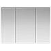 Mobiletto per specchio da bagno Rovere Nero 100 x 14,5 x 70 cm - Foto miniatura 5