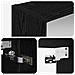 Mobiletto per specchio da bagno Rovere Nero 100 x 14,5 x 70 cm - Foto miniatura 9
