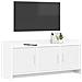 Mobile TV 102 x 33 x 47 cm Bianco Legno ingegnerizzato - Foto miniatura 2