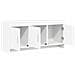 Mobile TV 102 x 33 x 47 cm Bianco Legno ingegnerizzato - Foto miniatura 3