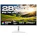 JN-IPS280UHD60F-PW Monitor PC 71,1 cm (28") 3840 x 2160 Pixel 4K Ultra HD LCD Bianco - Foto miniatura 1