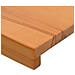 Tappeti per scale 16 pz 100 x 25 x 2 cm Marrone Chiaro - Foto miniatura 5