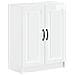 Mobiletto da Bagno UTRECHT Bianco Lucido 59,5 x 31 x 77 cm - Foto miniatura 1