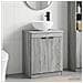 Set di mobili per il bagno Sonoma grigio Legno ingegnerizzato - Foto miniatura 3