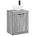 Set di mobili per il bagno Sonoma grigio Legno ingegnerizzato - Foto miniatura 1