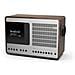 Superconnect Walnut / Black-radio Mono / Stereo Dab / Dab+ / Fm / Rds-radio Dab+ / Fm / Internet / Wifi / Btooth Amp. Cl. D 15w - Foto miniatura 1