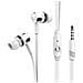 Auricolari Hf Audio Jm26 Universale 3,5 Mm Bianco - Foto miniatura 2