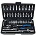 48 Pz Chrome+ Set Punte E Chiavi A Bussola Da 1/4"" 918.0648 - Foto miniatura 2