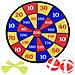 Gioco Tirassegno Tiro Al Bersaglio Soft Con Freccette E Palline In Velcro 36cm - Foto miniatura 1