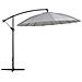 Ombrellone Da Giardino Grigio Scuro 268 Cm Calabria Ii - Foto miniatura 1