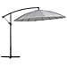 Ombrellone Da Giardino Grigio Scuro 268 Cm Calabria Ii - Foto miniatura 18