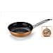 Monix Copper Padella 24 Cm In Alluminio Forgiato Antiaderente Con Particelle Di Titanio, Adatta A Tutti I Piani Cottura, Anche A Induzione, Colore Rame - Foto miniatura 1