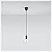 Sollux Sl. 0572 - Lampada A Sospensione Diego 1, Moderna Luce A Led Nera Per Soggiorno, Camera Da Letto, Corridoio, Ufficio, Attacco E27, Colore: Nero - Foto miniatura 11